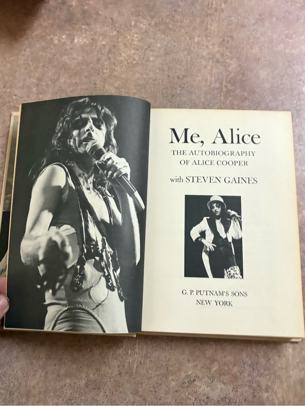 Me, Alice: The Autobiography of Alice Cooper - 1st edition, 1976 - very RARE!